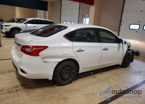 2016 Nissan Sentra S из США, поврежденный, VIN 3N1AB7AP9GY329401